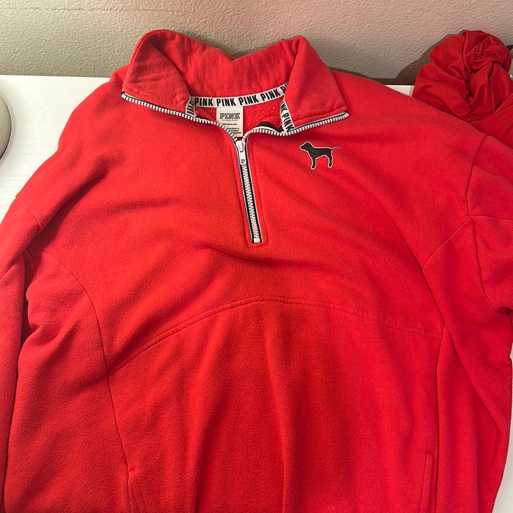 Victoria’s Secret PINK quarter zip size small